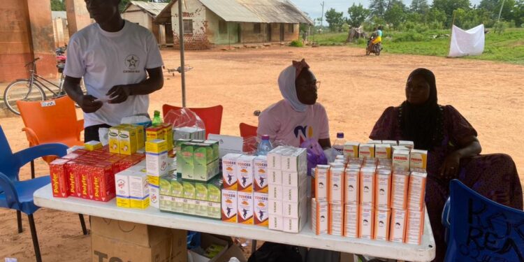 Over 780 Residents of Damongo-Canteen Receive Free Medications in Health Screening