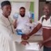 UK based Ghanaian supports Laribanga health center with medical consumables