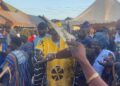 Professor Kalamonia Mobbed by Chiefs, Queen Mothers, and Youth at Wasipewura Damba Festival
