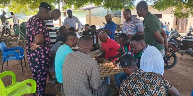 Damongo: NCCE engages youth through indoor games to promote peace for 2024 elections.
