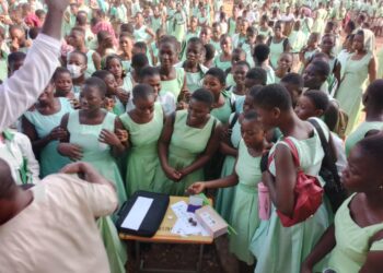 2024 elections; GACC, LANet take voter sensitization drive to Damongo SHS