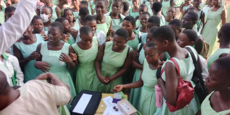 2024 elections; GACC, LANet take voter sensitization drive to Damongo SHS
