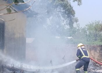 DASS: Ghana Fire Service timely response halts complete burn down of official bungalow