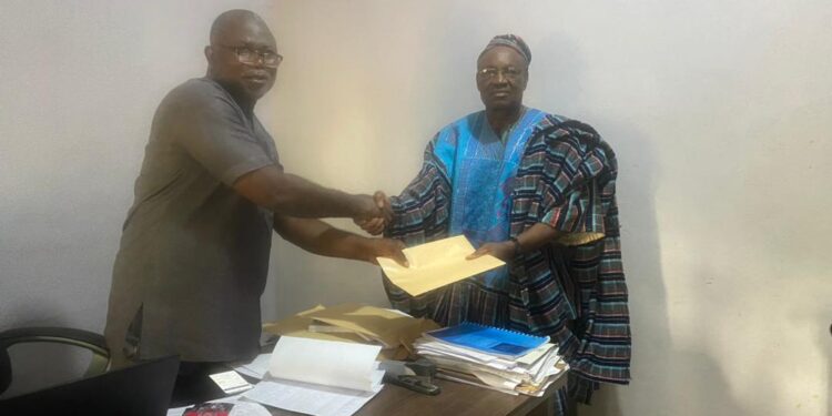 Bingorwura Samuel Shaibu Adam Files Nomination to Contest for Savannah Region Council of State Seat