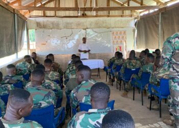 Annual Constitution Week Celebration: NCCE engages Ghana Armed Forces in Damongo.