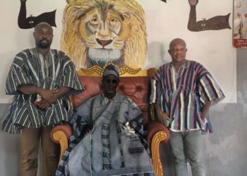 Savannah Regional Minister Hon. Salisu Bi-Awuribi Esq., And Central Gonja DCE, Pay Courtesy Call on Traditional Authorities.