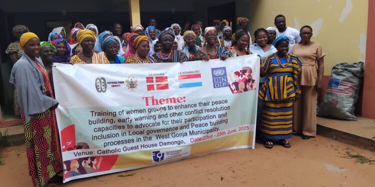 Regional Peace Council and UNDP Conclude 3-Day Women’s Peacebuilding Workshop in Damongo.