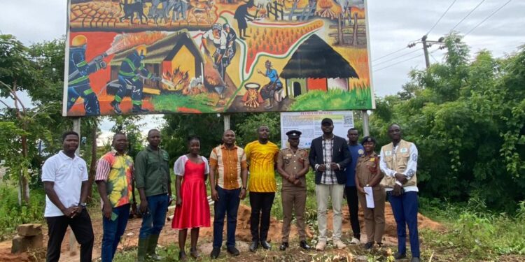 A Rocha Ghana Unveils Fire Management Advocacy Billboard at Damongo