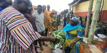 West Gonja MCE Reopened Damongo’s Saturday Market for Business After Major Rehabilitation