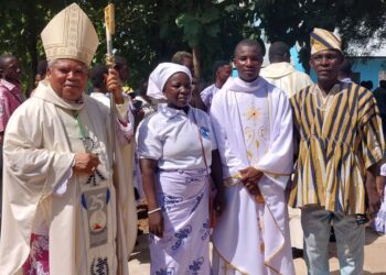 First Tampulma Priest, ordained by Pope Leo XIV, celebrates a joyful Thanksgiving Mass at Lingbinsi