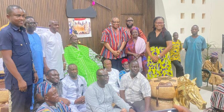 Gbiniyiri Mediation Committee Visits Yagbonwura: Dialogue, Respect, and Reconciliation Take Center Stage