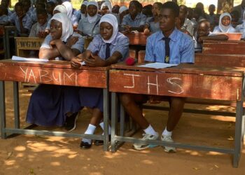 Yabum JHS beats Jakpa JHS in MTN Ghana’s Anti-Violence Debate in Damongo.