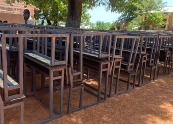 German Partners support Catholic Schools in Damongo with 300 Dual Desks and Borehole Rehabilitation
