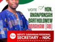 Media Personality Ananpansah Bartholomew Abraham eyes Savannah NDC Deputy Secretary role with grassroots experience and renewed vision