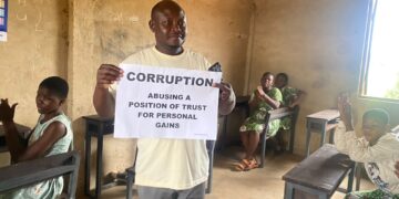 LANet Marks 2026 Africa Anti-Corruption Day with Integrity Education for Students in Damongo