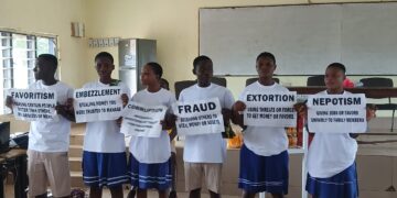 LANet Inspires Buipe Students to Champion Integrity in Commemoration of 2026 Africa Anti-Corruption Day