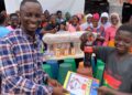 Hangaline Assemblyman Supports 85 BECE Graduates with Learning Materials, Buckets.
